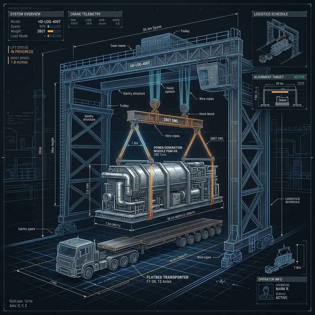 Project Cargo Rigging: Moving Heavy Industrial Machinery